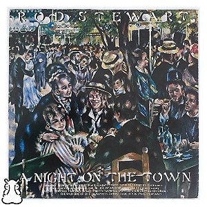 LP Rod Stewart - A Night on The Town - 1976 - Encarte Vinil