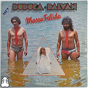 LP Duduca e Dalvan Massa Falida Vinil 1986 Com Encarte - Hm