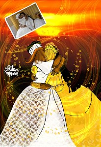 Ilustração Foto pose referência Casal ou 1 pessoa