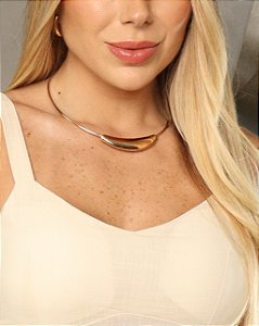 Conjunto cordão e brinco