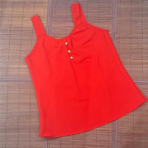 Blusa regata vermelha