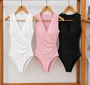 Body Drapeado Sem manga