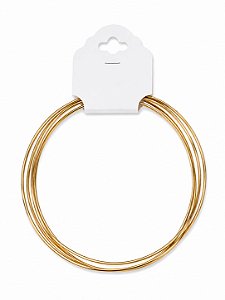 CORDÃO ARGOLA CAMADAS DOURADO