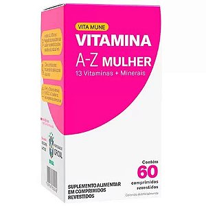 Vita Mune Complemento A-Z Mulher, 13 Vitaminas + Minerais