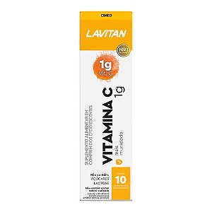 Lavitan Vitamina C Comprimidos Efervescentes Sabor Laranja