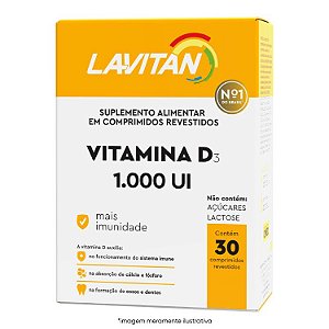 Lavitan Vitamina D 1000mg, 30 comprimidos