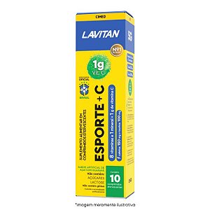 Lavitan Esporte 10 Comprimidos Edição Seleção Brasileira