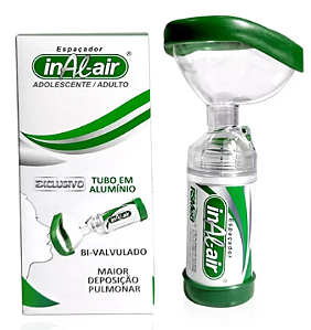 Espaçador Inal-Air adulto tubo de alumínio