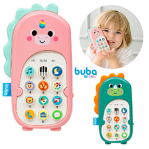 Celular de Brinquedo Buba Bilíngue com Música e Sons Inglês Português