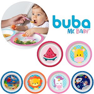 Prato Raso Bebê Buba Refeição Introdução Alimentar