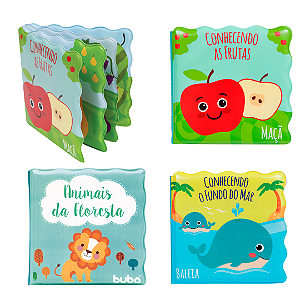 Livro de Banho Buba para Bebê Lúdico Educativo