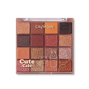 Box Paleta de Sombras Cute Café