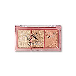 Box Trio de Blush e Iluminador Heart Beats