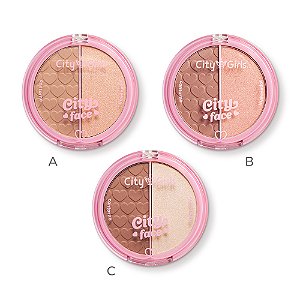 Box Duo Iluminador e Contorno City Face