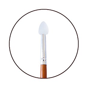Pincel Para Pigmento e Glitter Brown Line 41
