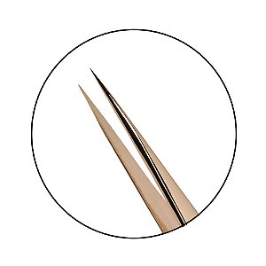 Pinça Profissional para Extensão de Cílios – TG1 – Isolamento e Aplicação Profissional