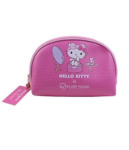 Necessaire  Hello Kitty – Rosa, Estampada, Compacta e Espaçosa — KCHK-02P