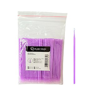 Aplicador Descartável Microbrush Com 100 Unidades (DBM-100)
