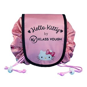 Nécessaire Paraquedas Rosa Hello Kitty - Estilo e Praticidade para Carregar seus Acessórios