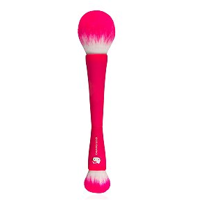 Pincel 4 em 1 Hello Kitty - Versatilidade e Praticidade para sua Maquiagem