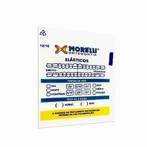 Embalagem Para Elásticos Ortodônticos Zip Bag - Morelli