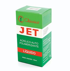 Resina Acrílica Autopolimerizável Jet Líquido 120ml  - Clássico