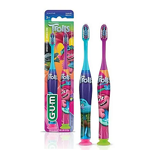 Escova Dental Infantil Trolls Gum 2un - Sunstar