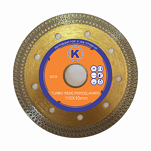Disco Turbo Rede para Porcelanato 110x10mm Com Flange