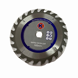 Serra Widea 24 Dentes 185mm para Madeira