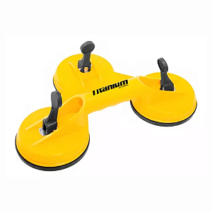 Ventosa Tripla Amarela 120kg Titanium