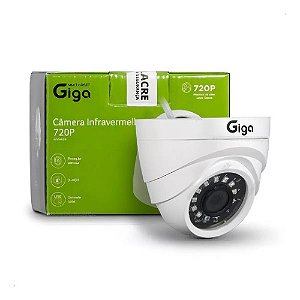 Câmera De Segurança Cftv Dome Hd 720p Ir 20mt Visão Noturna