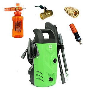 KIT LAVADORA DE ALTA PRESSÃO IPC + SNOW FOAM KERS + ENGATES RAPIDO