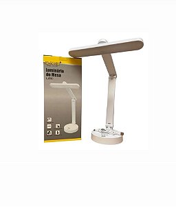 LUMINARIA ARTICULADA DE MESA LED RECARREGAVEL