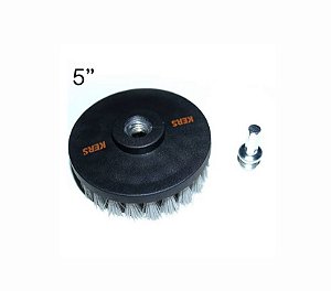 KERS ESCOVA ROTATIVA CS CAR SEAT 2 EM 1 MEDIA 5" FURADEIRA E POLITRIZ