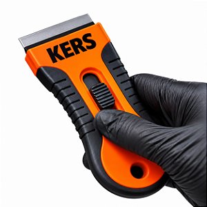 KERS RATINHO RASPADOR COM LAMINA DE METAL LARANJA