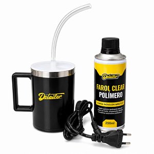 KIT CANECA DE POLIMERO E LIQUIDO DE POLIMERO 250 ML DETAILER