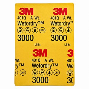 3M LIXA 3000 DAGUA MEIA FOLHA