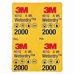 3M LIXA D AGUA 2000 MEIA FOLHA