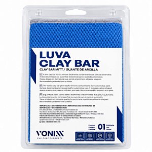 VONIXX LUVA CLAY BAR PARA DECONTAMINAÇAO DE PINTURA