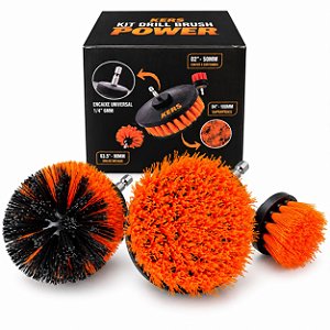 KERS KIT DRILL BRUSH POWER 3 ESCOVAS PARA PARAFUSADEIRA
