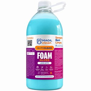 SHAMPOO AUTOMOTIVO COM PROTEÇÃO MAGIL CLEAN FOAM GLOSS 3 LITROS