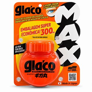 SOFT99 GLACO MAX CRISTALIZADOR DE VIDROS 300 ML