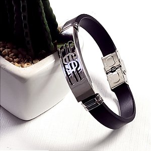 Pulseira Masculino Aço Inox Cifrão