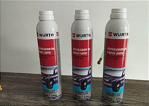 Spray Reparador De Pneu Carro Wurth Com 3 Unid