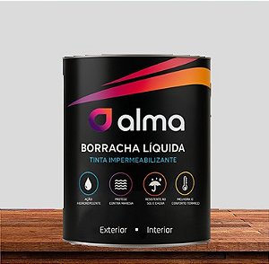 Tinta Borracha Líquida 18kg - Alma Tintas COR BRUMA