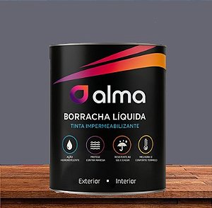 Tinta Borracha Líquida 3,6kg - Alma Tintas COR GRANITO