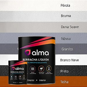 Tinta Borracha Líquida 18kg - Alma Tintas