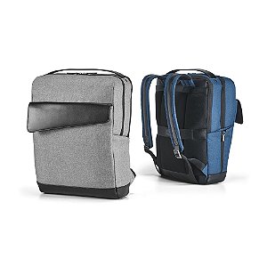 Mochila em Poliéster e Couro Sintético Benta