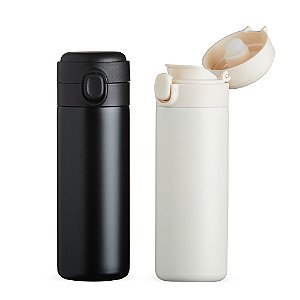 Garrafa Térmica 410ml em Inox Fleur