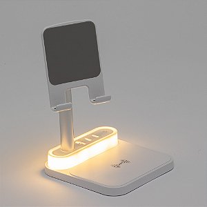 Base de Carregamento com Suporte Celular e Luminária Levi